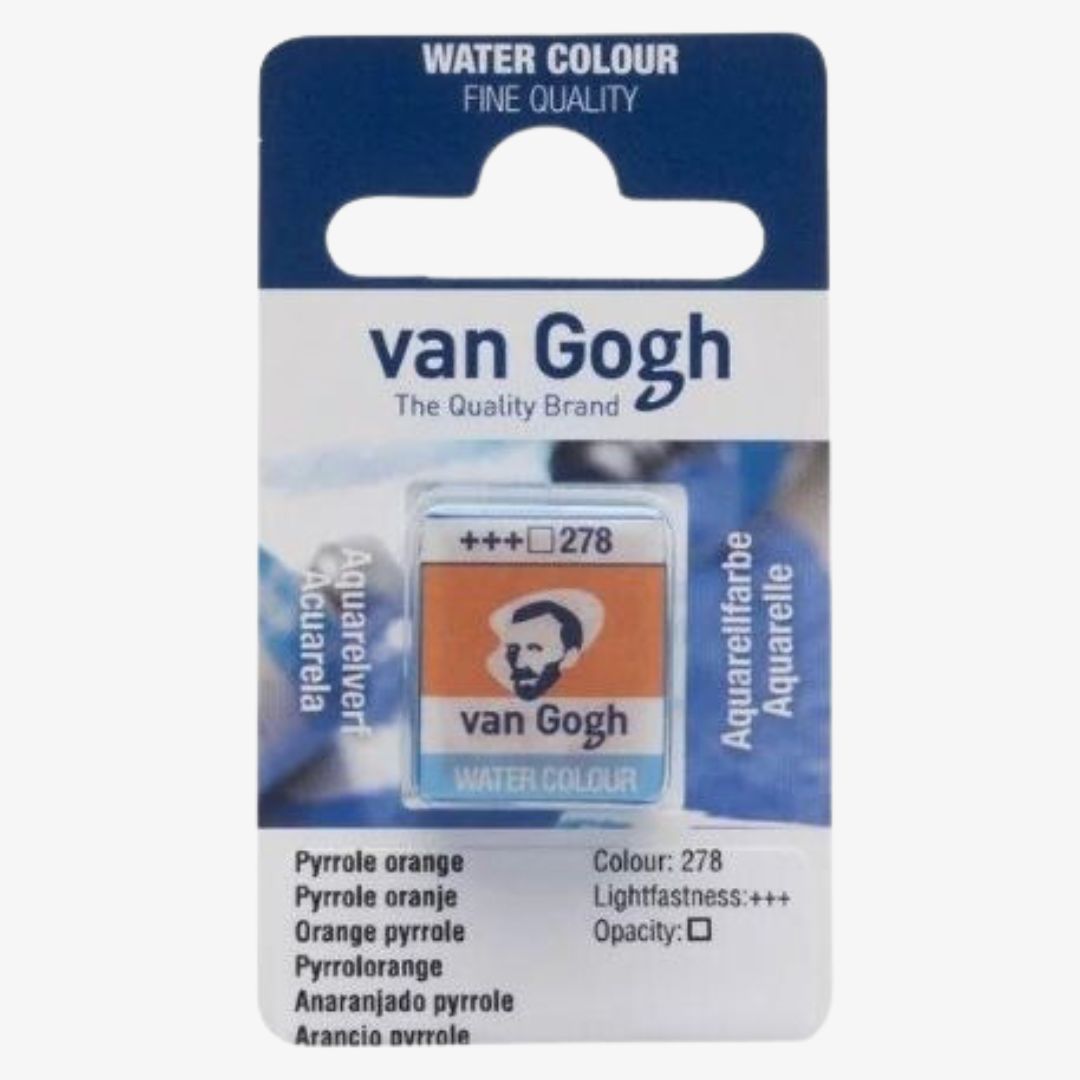 Pyrrole orange half pan, Van Gogh