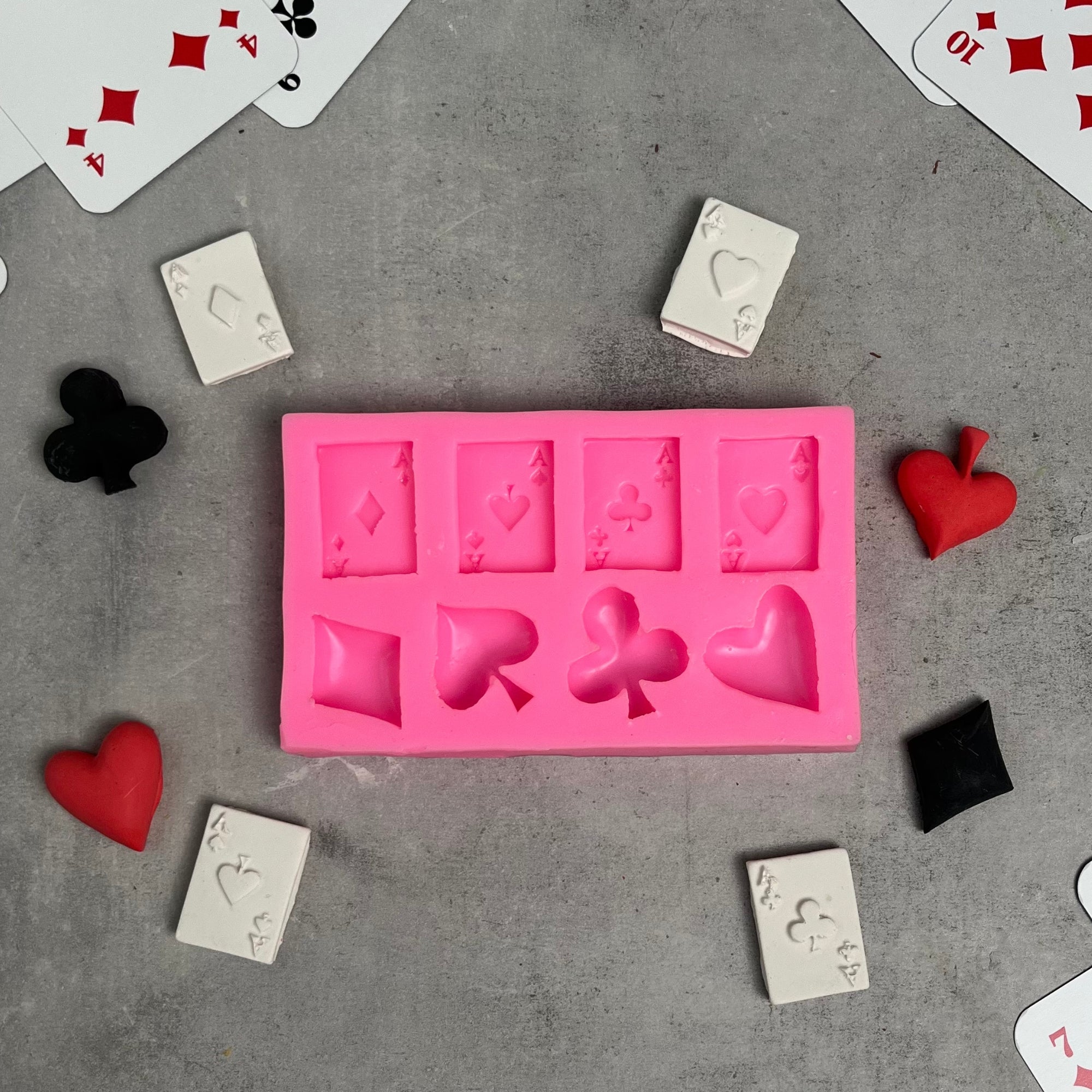 Spillekort - Støbeform