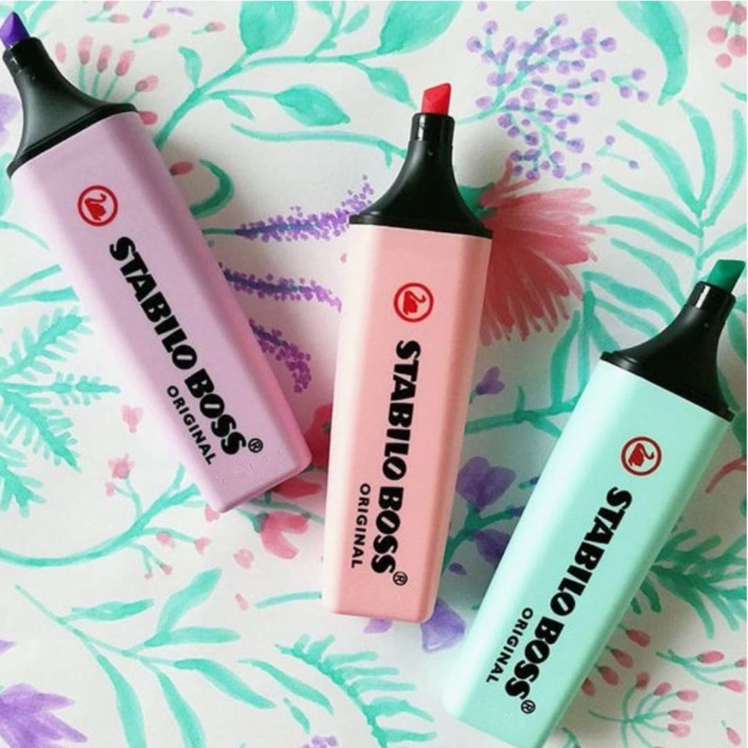 Stabilo Boss pastel sæt m. 6