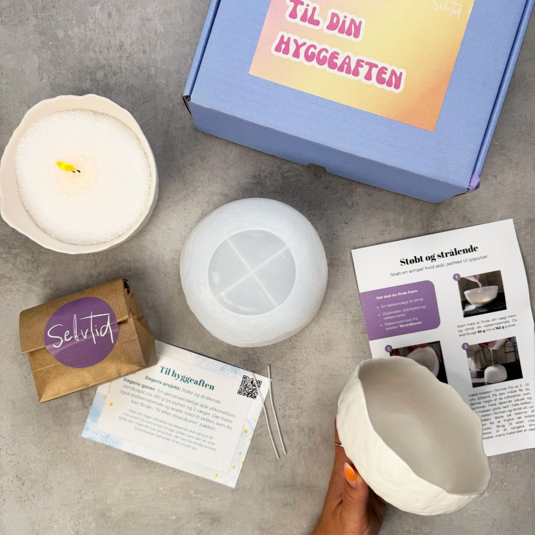 Mini støbe kit - søstjerne og lys skål