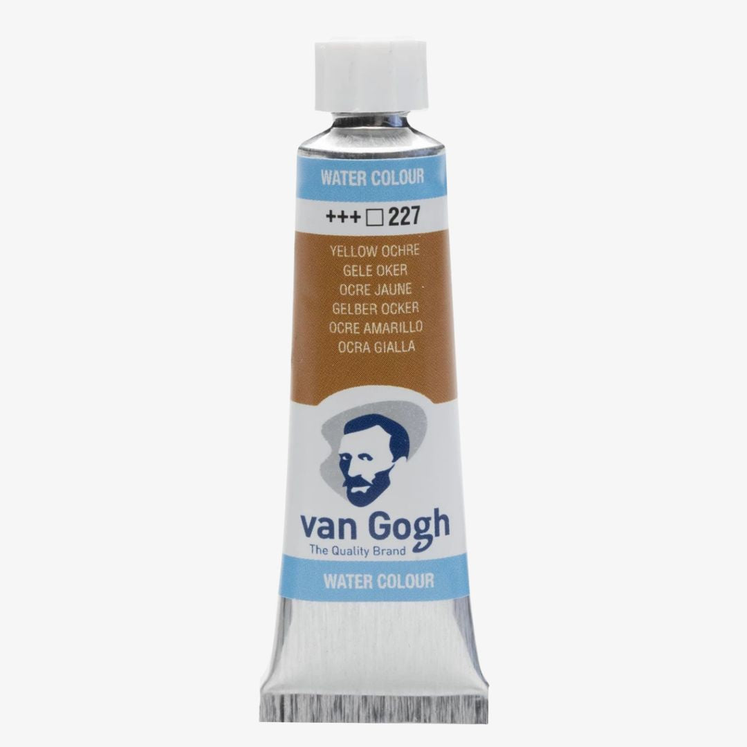 Yellow ochre akvareltube, Van Gogh akvarelmaling