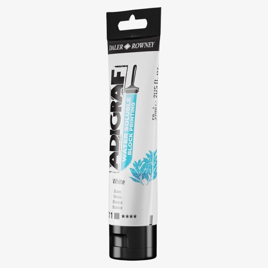 Linoleumstryksværte - White, Adigraf