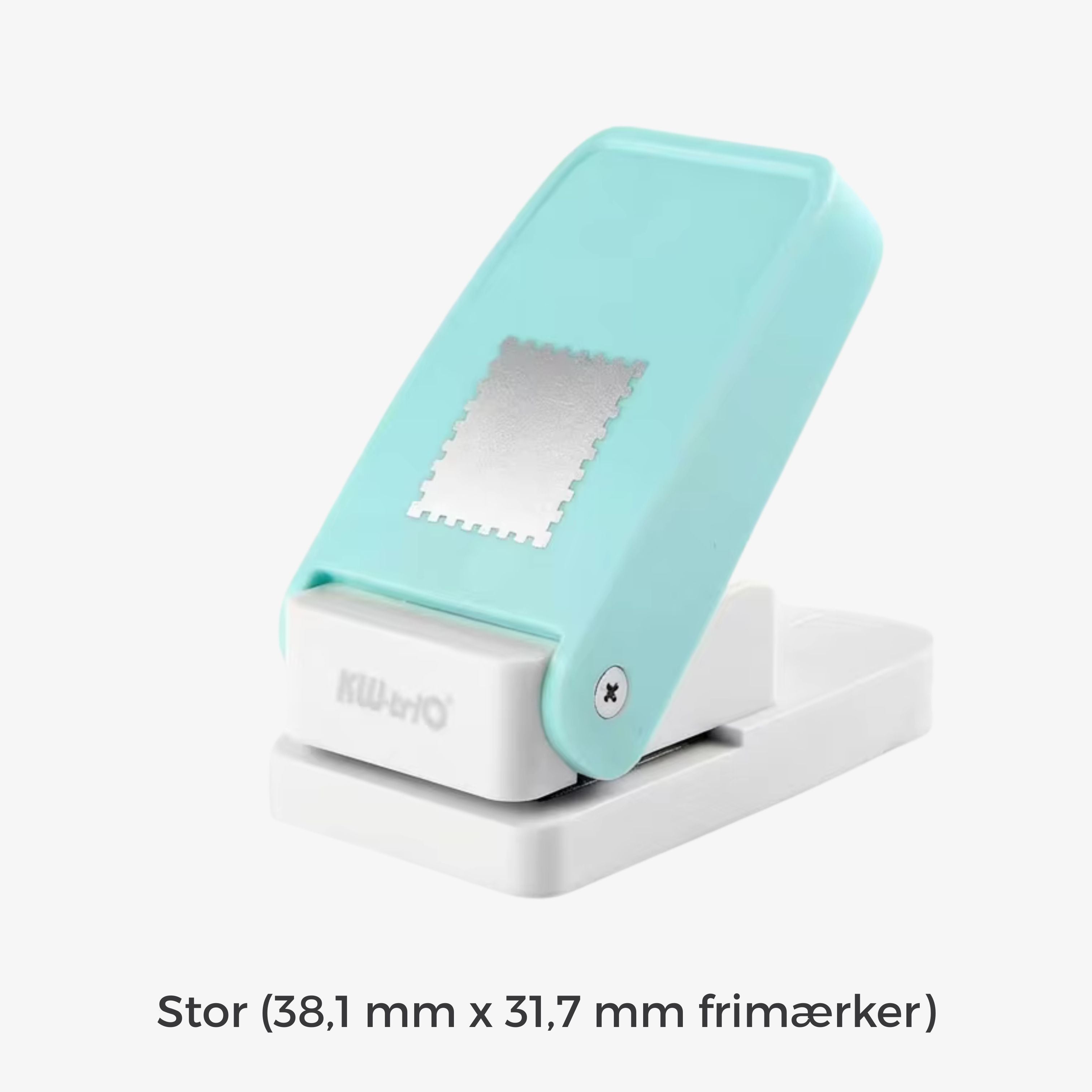 Frimærke stansejern / puncher (stor)