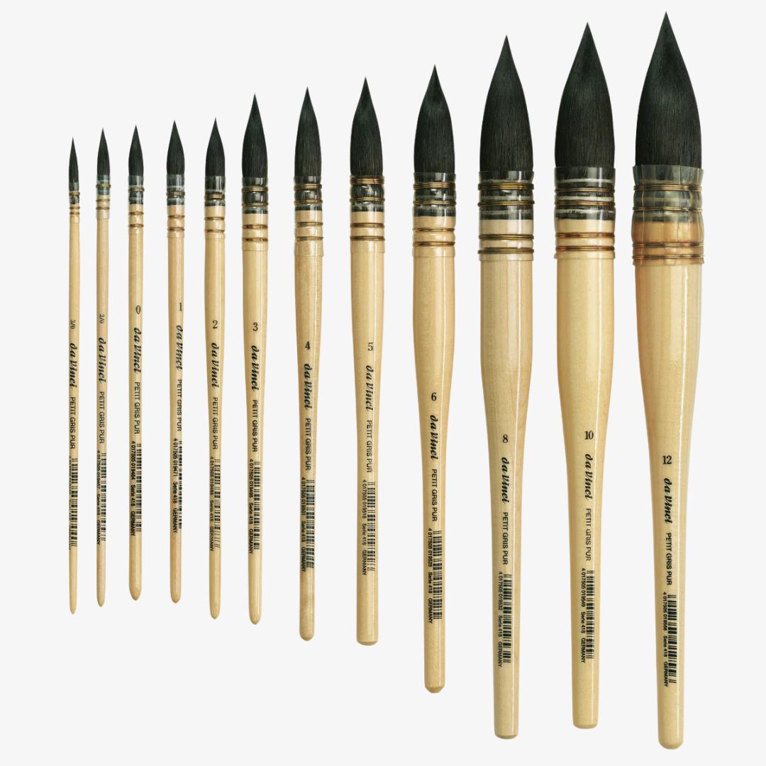 da Vinci akvarelpensel 418 Petit Gris Pur