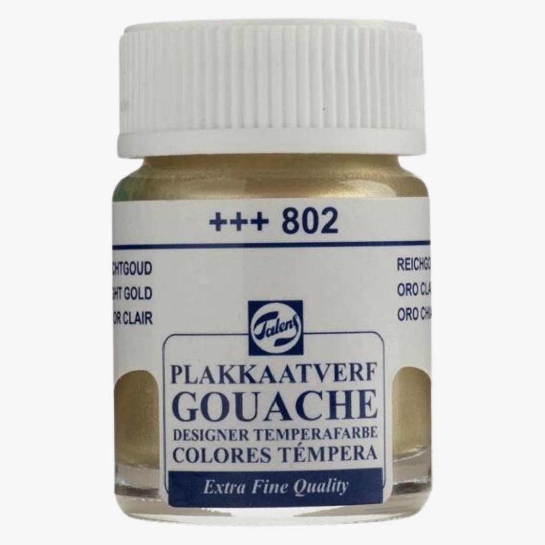 Light Gold gouache maling, 16 ml. Talens