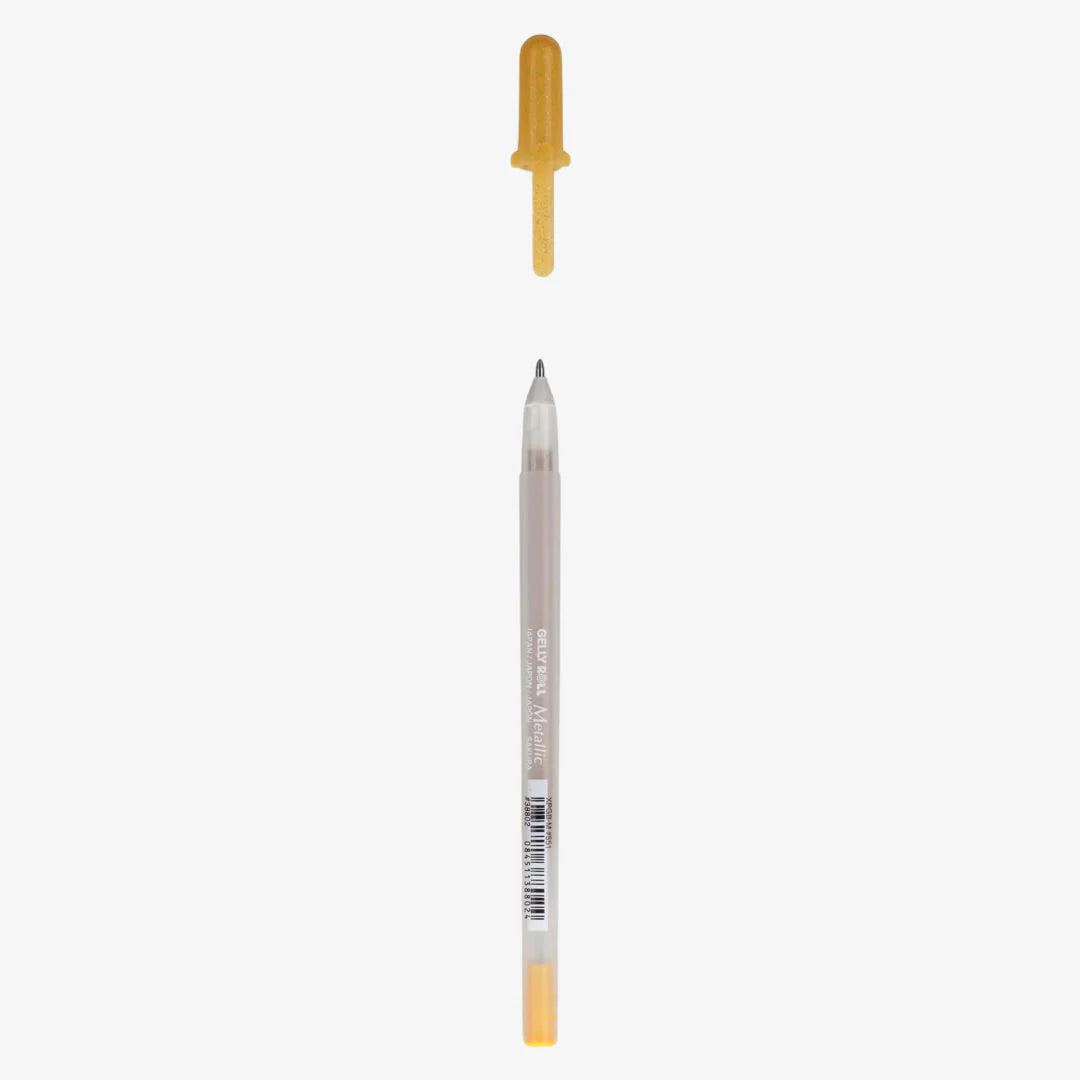 Guld metallisk gelly roll pen - Sakura