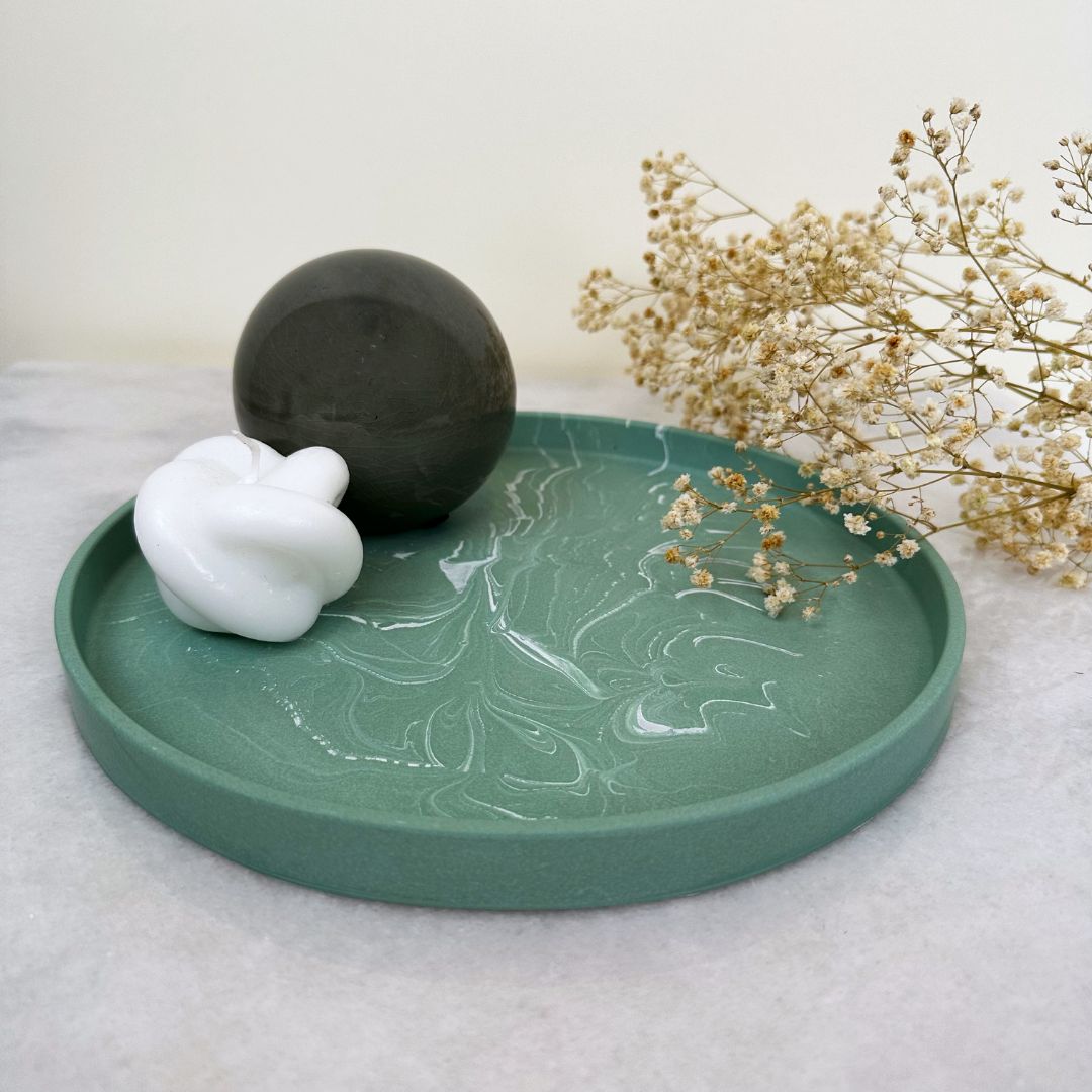 Stort rundt fad - støbeform