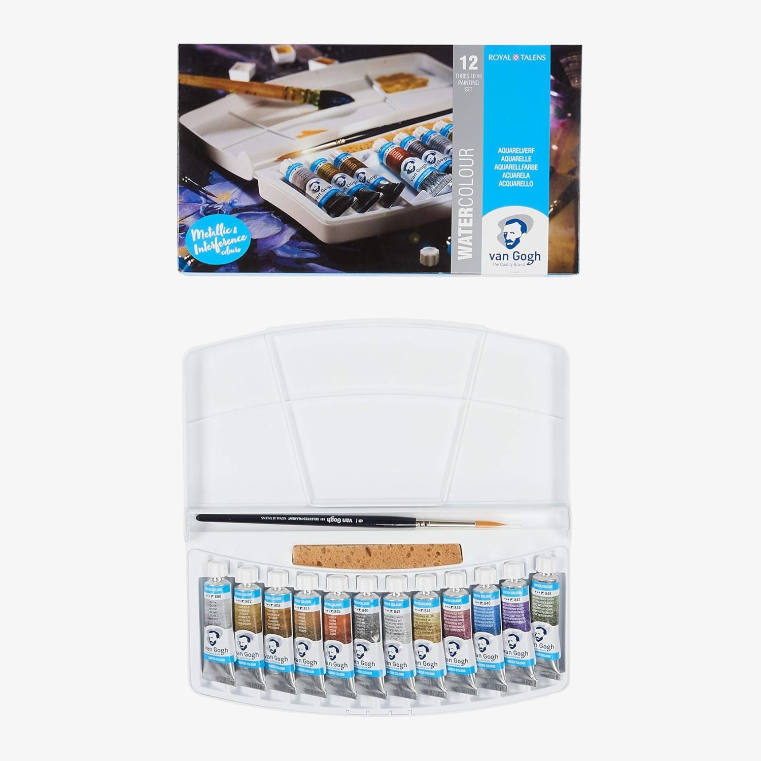 Van Gogh sæt med metalliske interference farver (tuber)