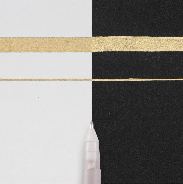 Guld metallisk gelly roll pen - Sakura