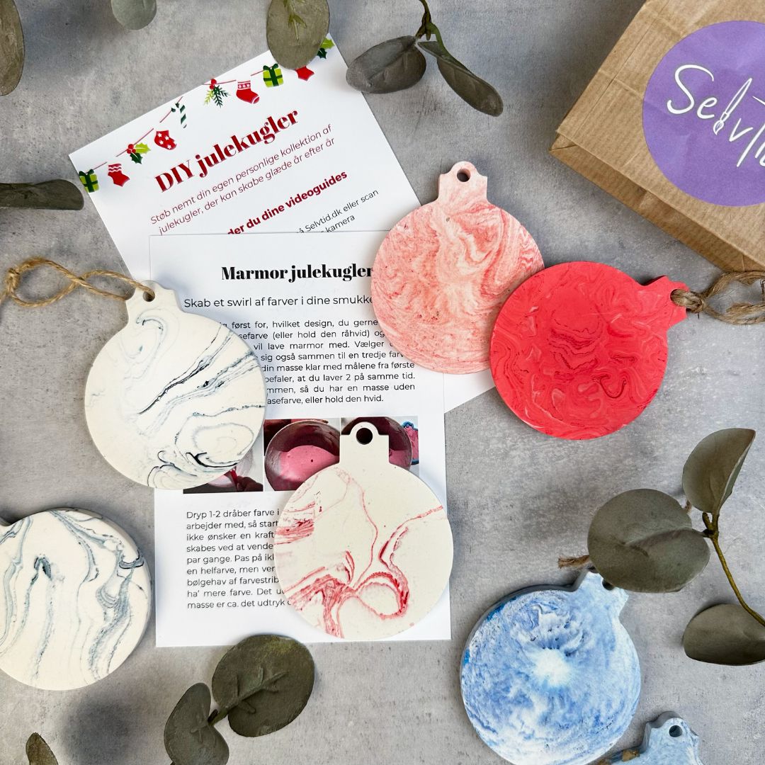 DIY julekugle kit - støbe