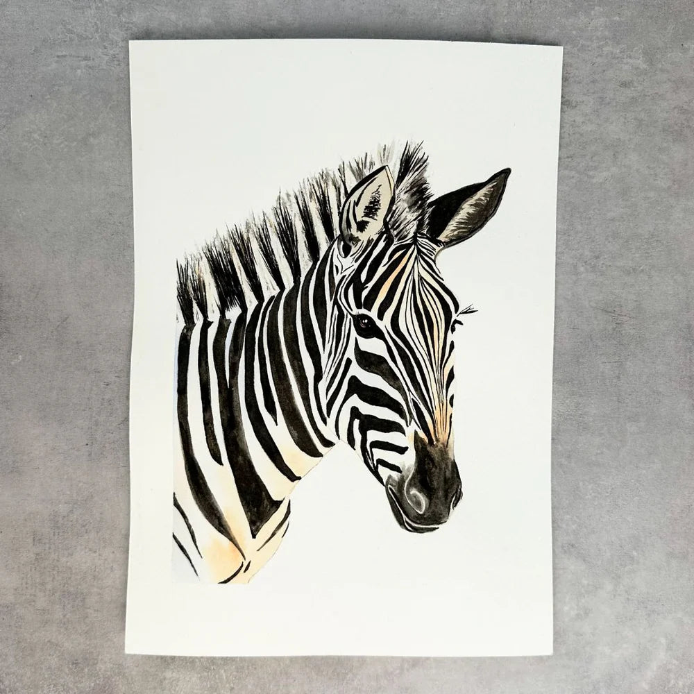 zebra maleri