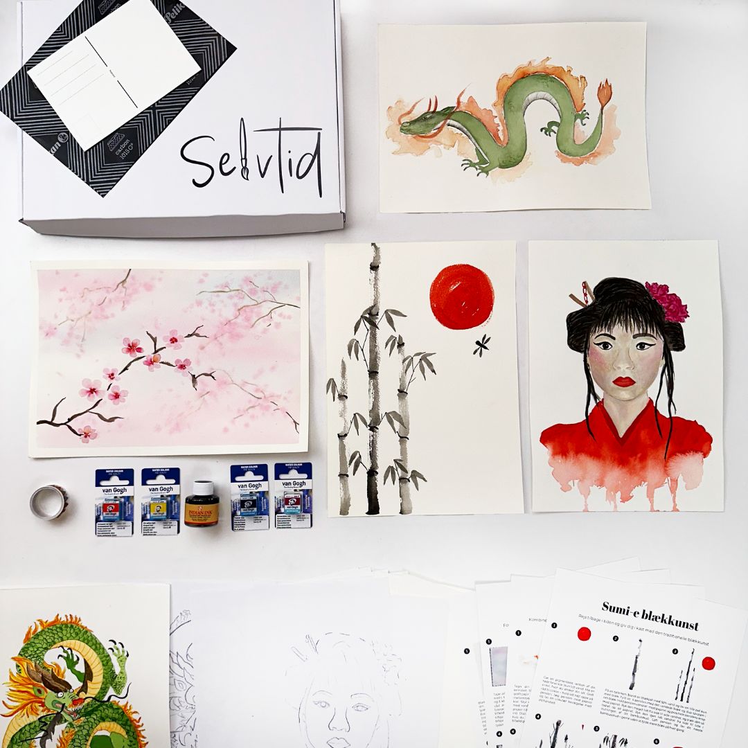 selvtid japan boks månedsboks april 2023