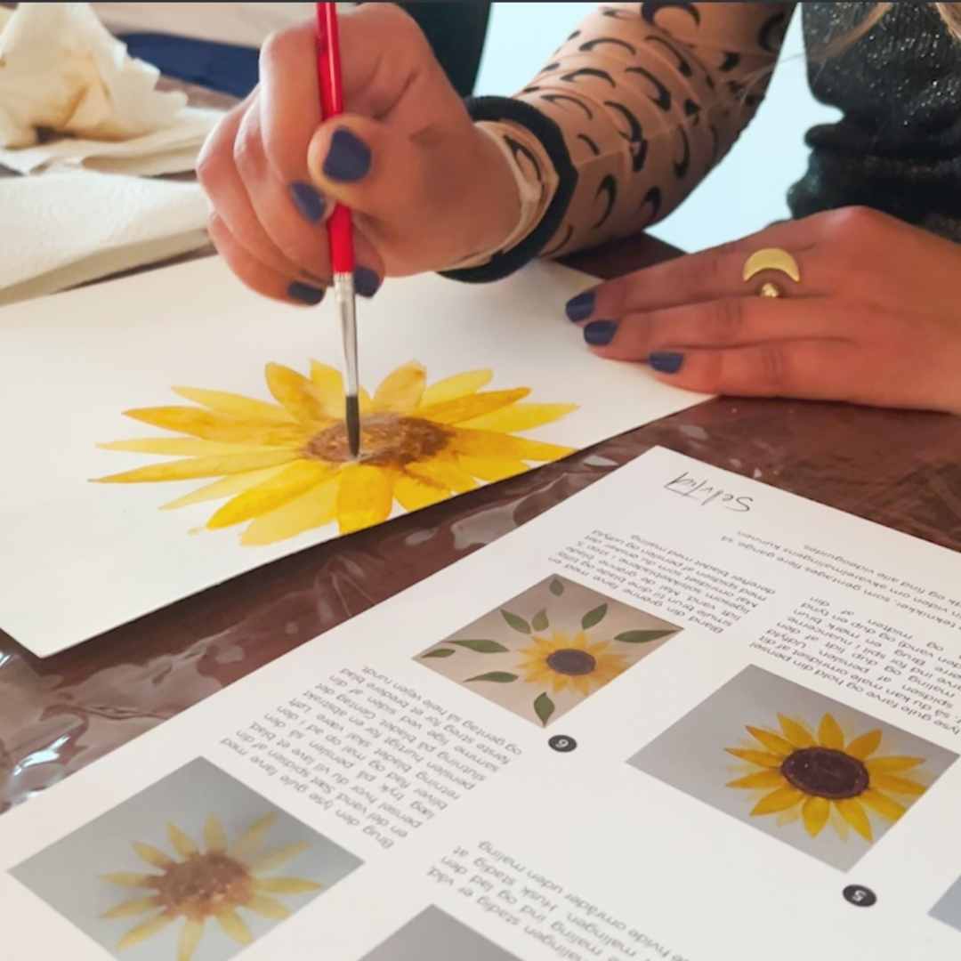 Fællesmale boks, Strålende solsikke