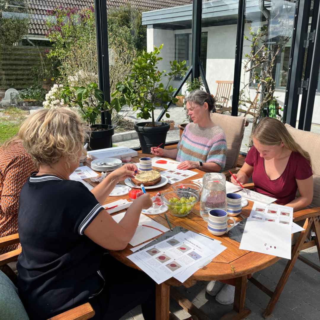 fælles male bokse lær at male med akvarelmaling sammen