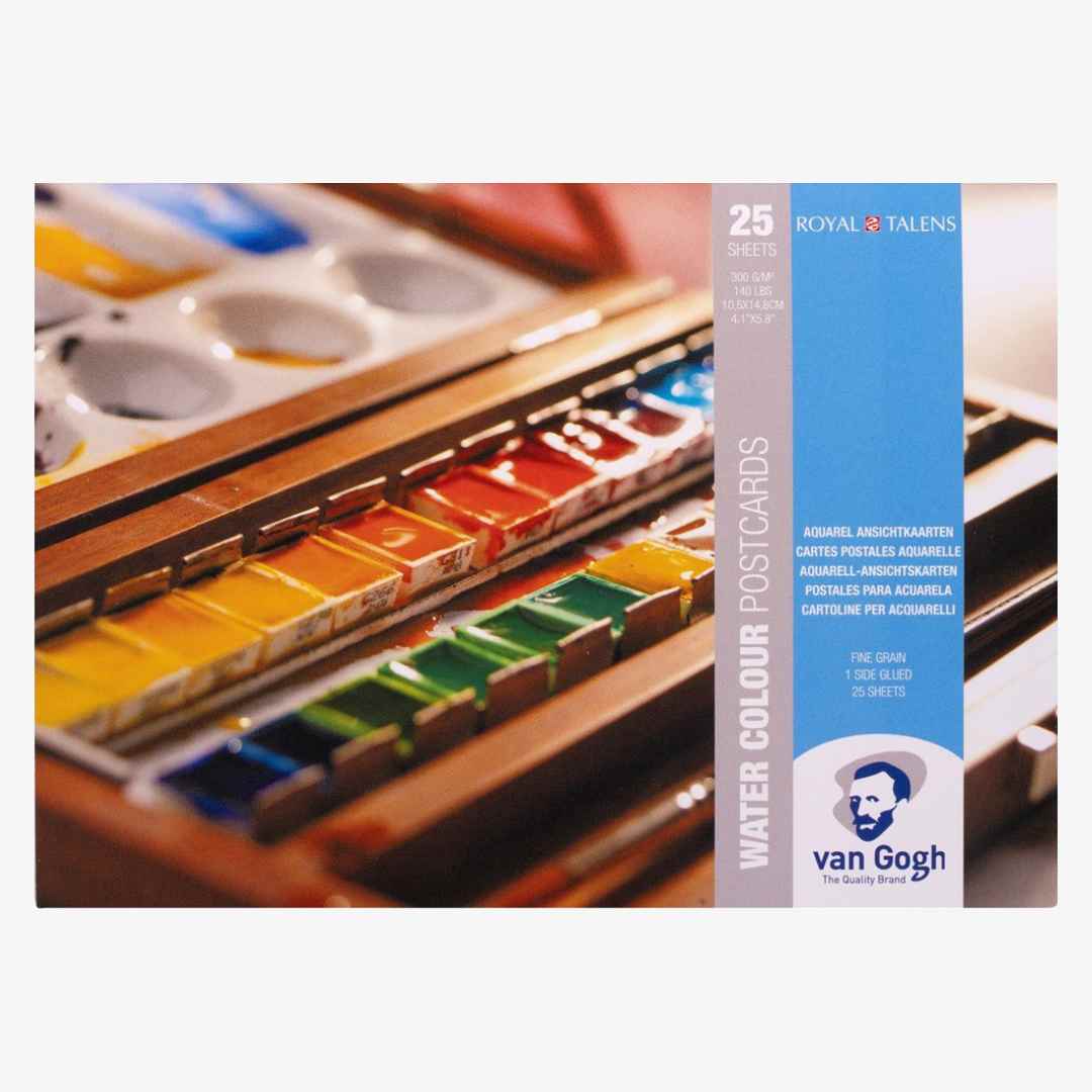 van gogh akvarel postkort til vandmaling