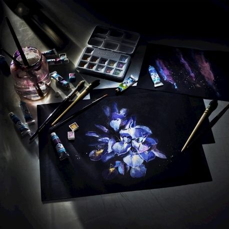 Sort akvarelpapir A4, Van Gogh