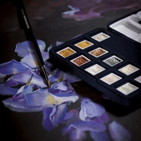 Van Gogh sæt med skinnende metal farver (interference)