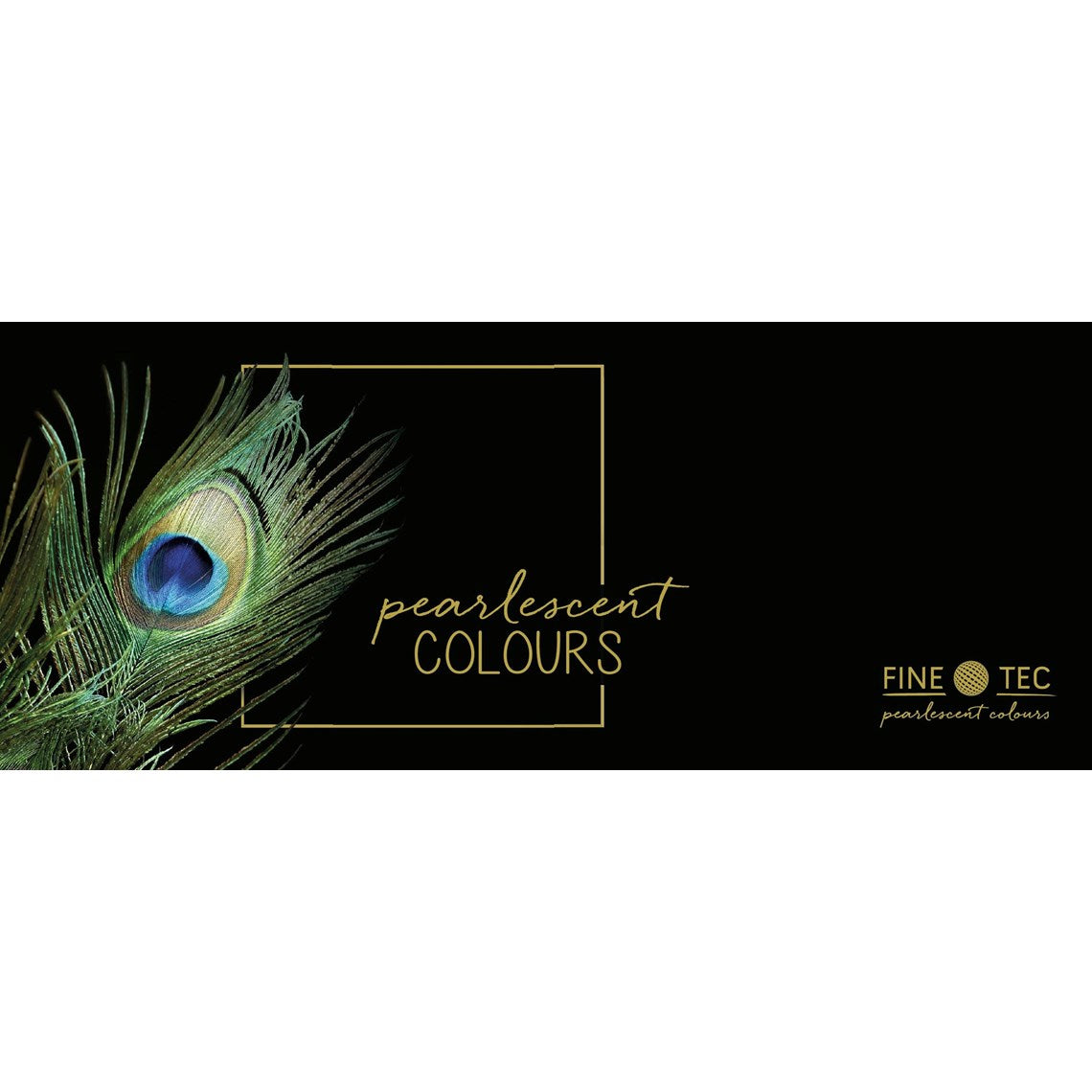 FineTec Pearlescent watercolour set Rainbow | 12 farver