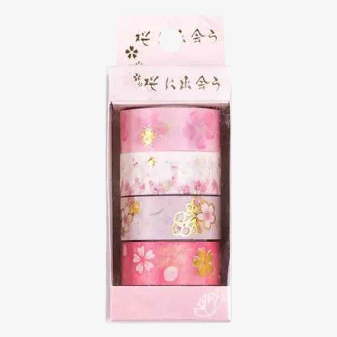 dekorativt washi tape masking tape med kirsebærblomster