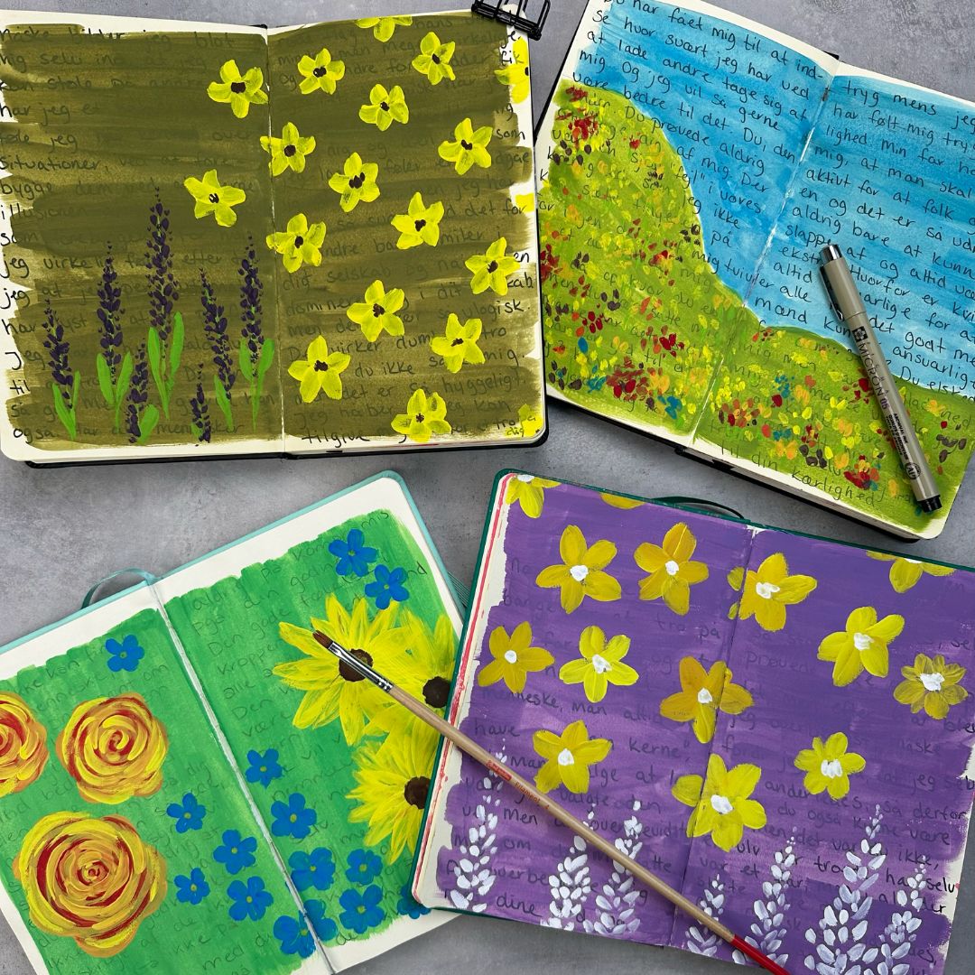 Art journaling for begyndere