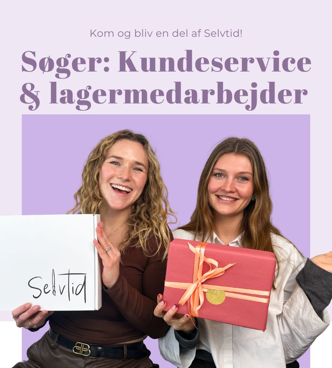 Søger: Kundeservice og lagermedarbejder hos en kreativ start-up