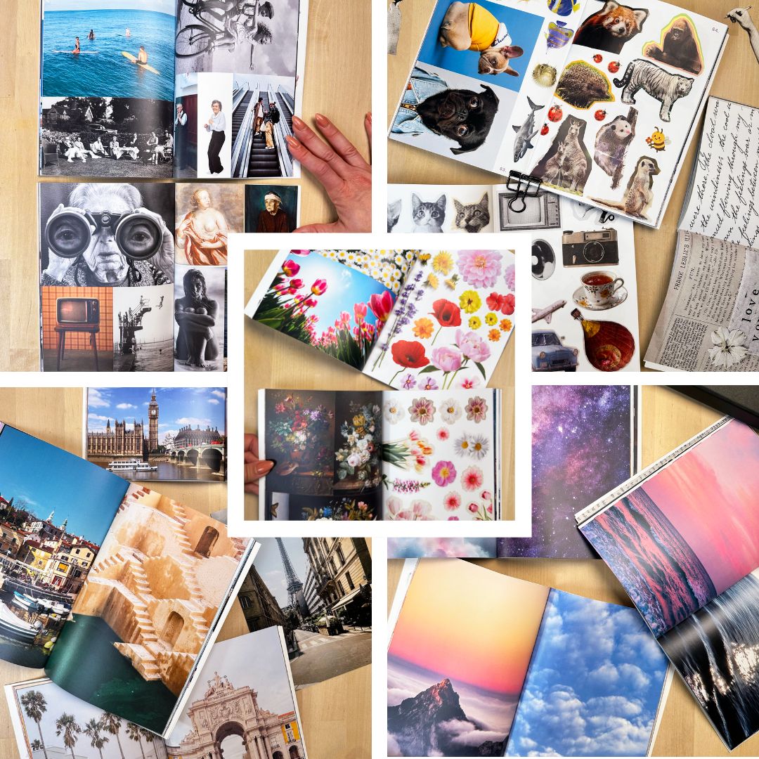 Art journal - Billede collage boksen