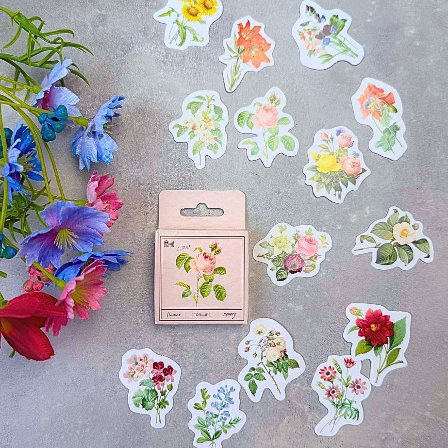 Haveblomster - klistermærker