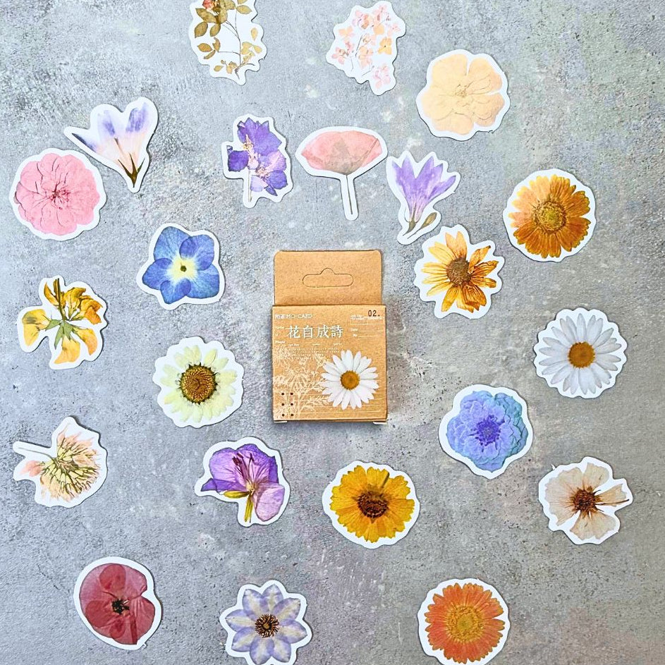 Små blomster - klistermærker