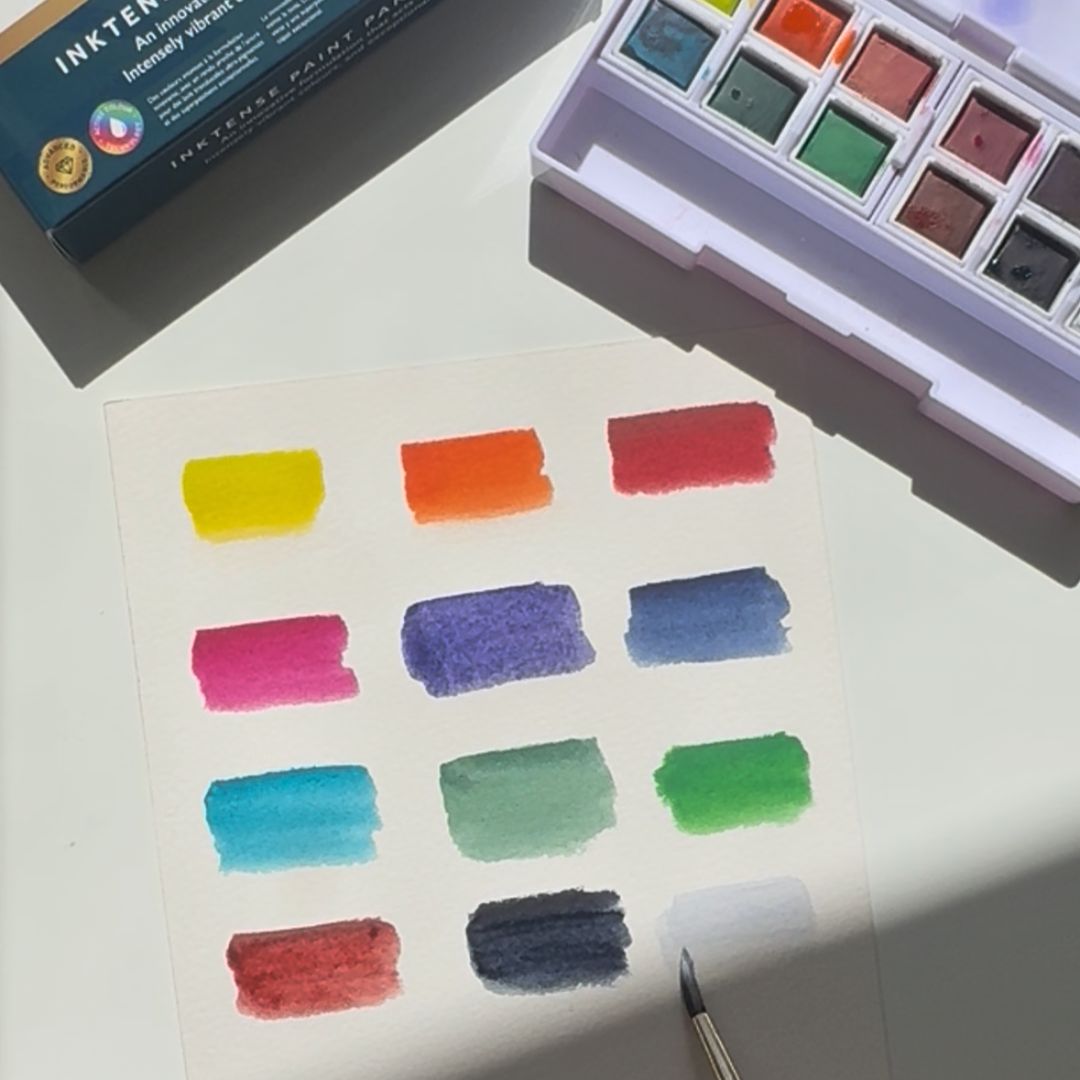 Inktense 12 farver sæt (#02)