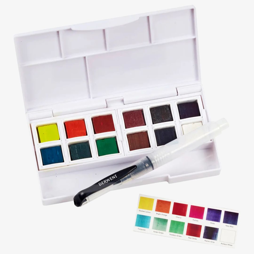 Inktense 12 farver sæt (#02)