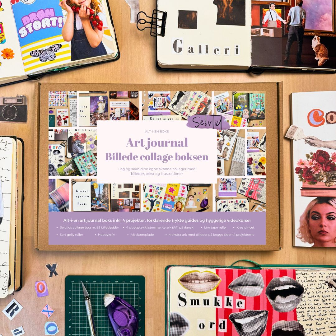 Art journal - Billede collage boksen