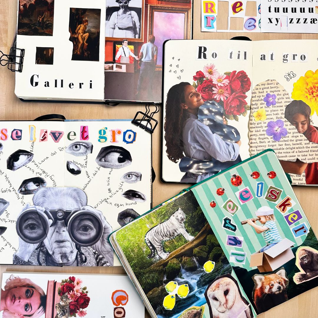 Art journal - Billede collage boksen