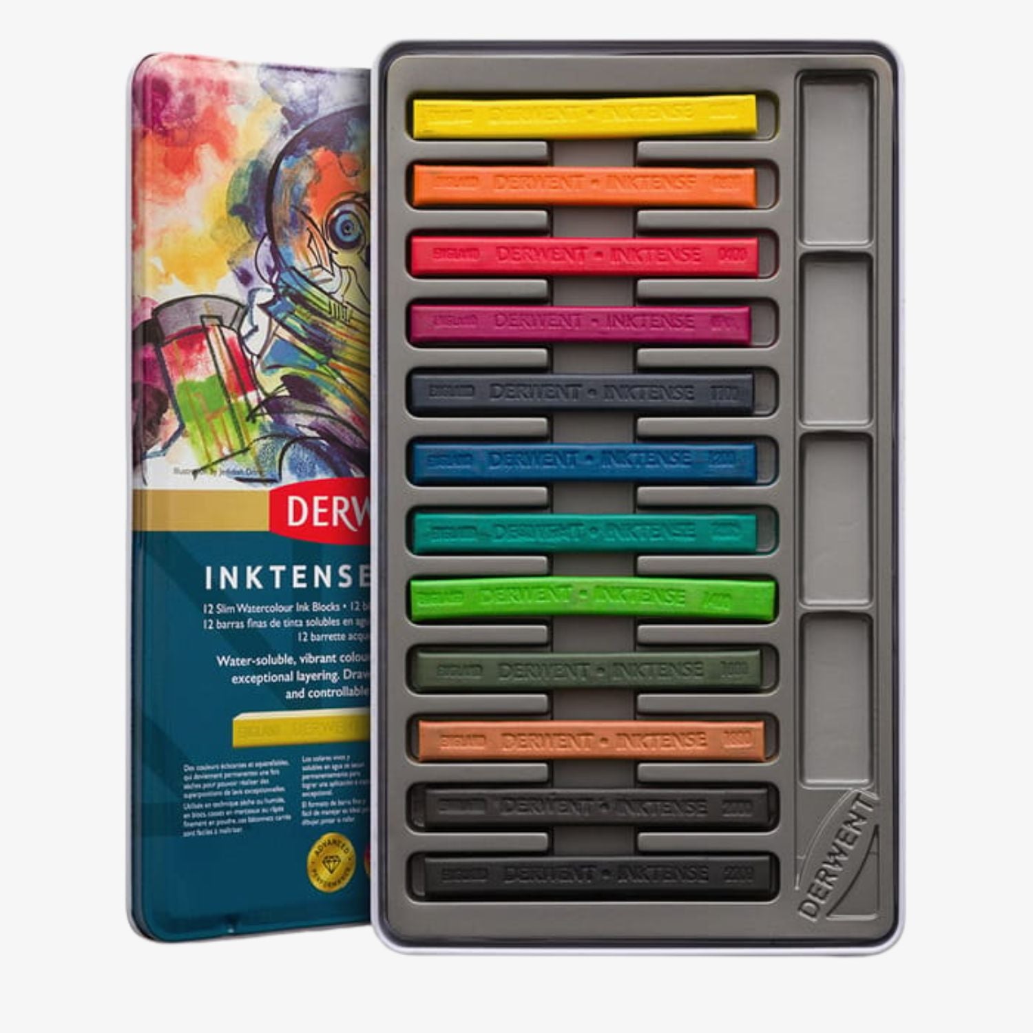 Inktense blocks 12 farver
