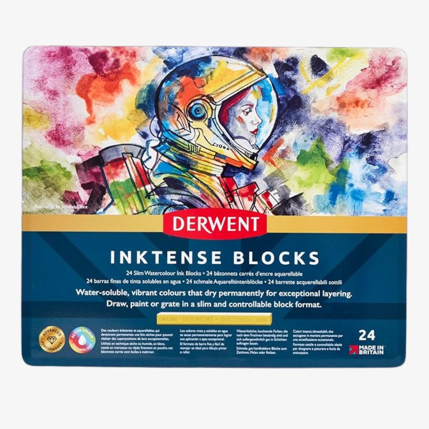 Inktense blocks 24 farver