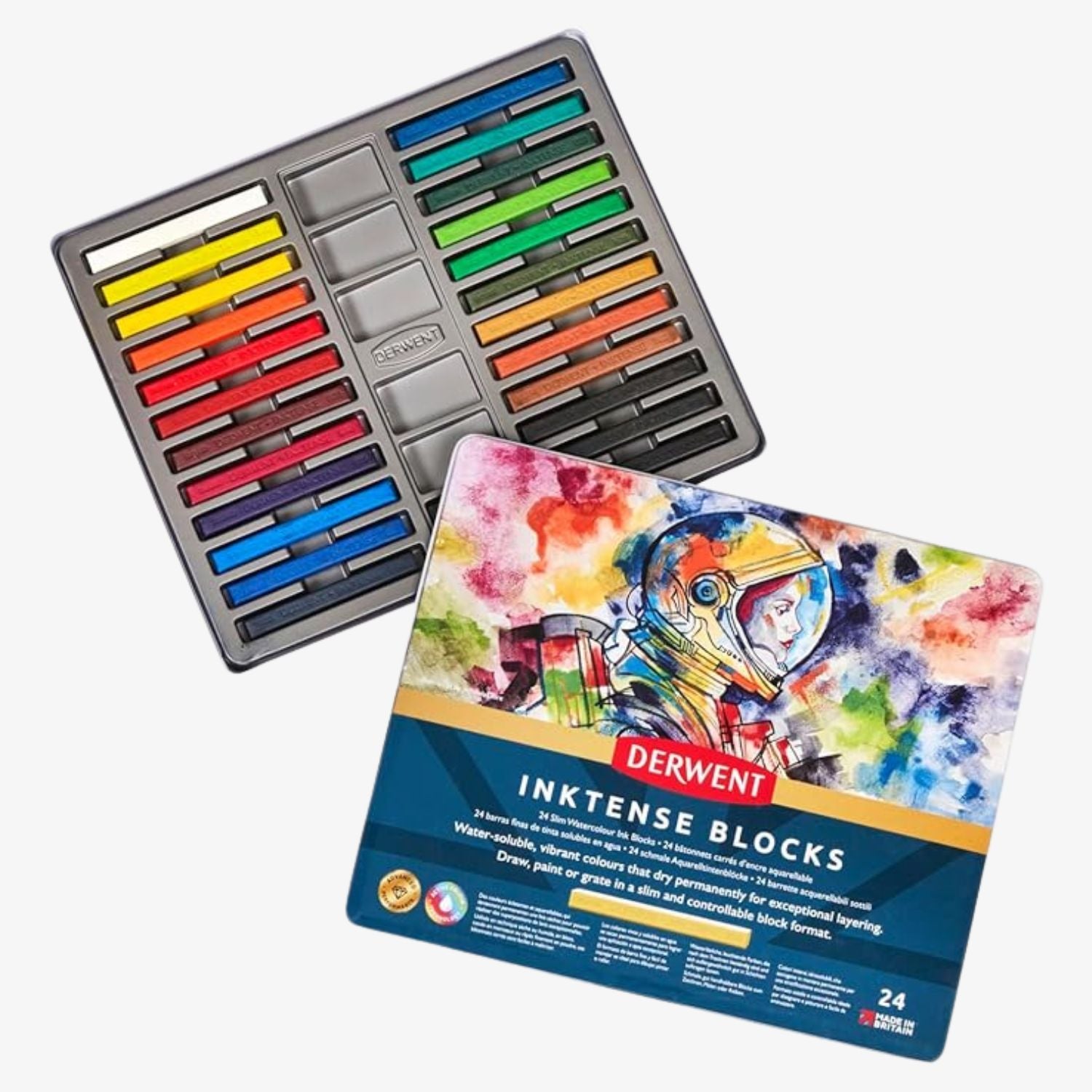 Inktense blocks 24 farver