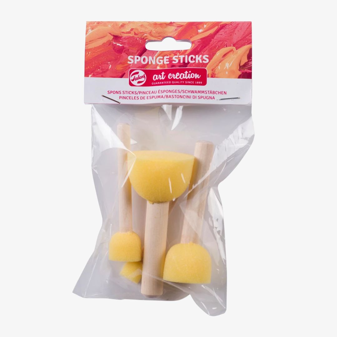 4 sæt af svampestave