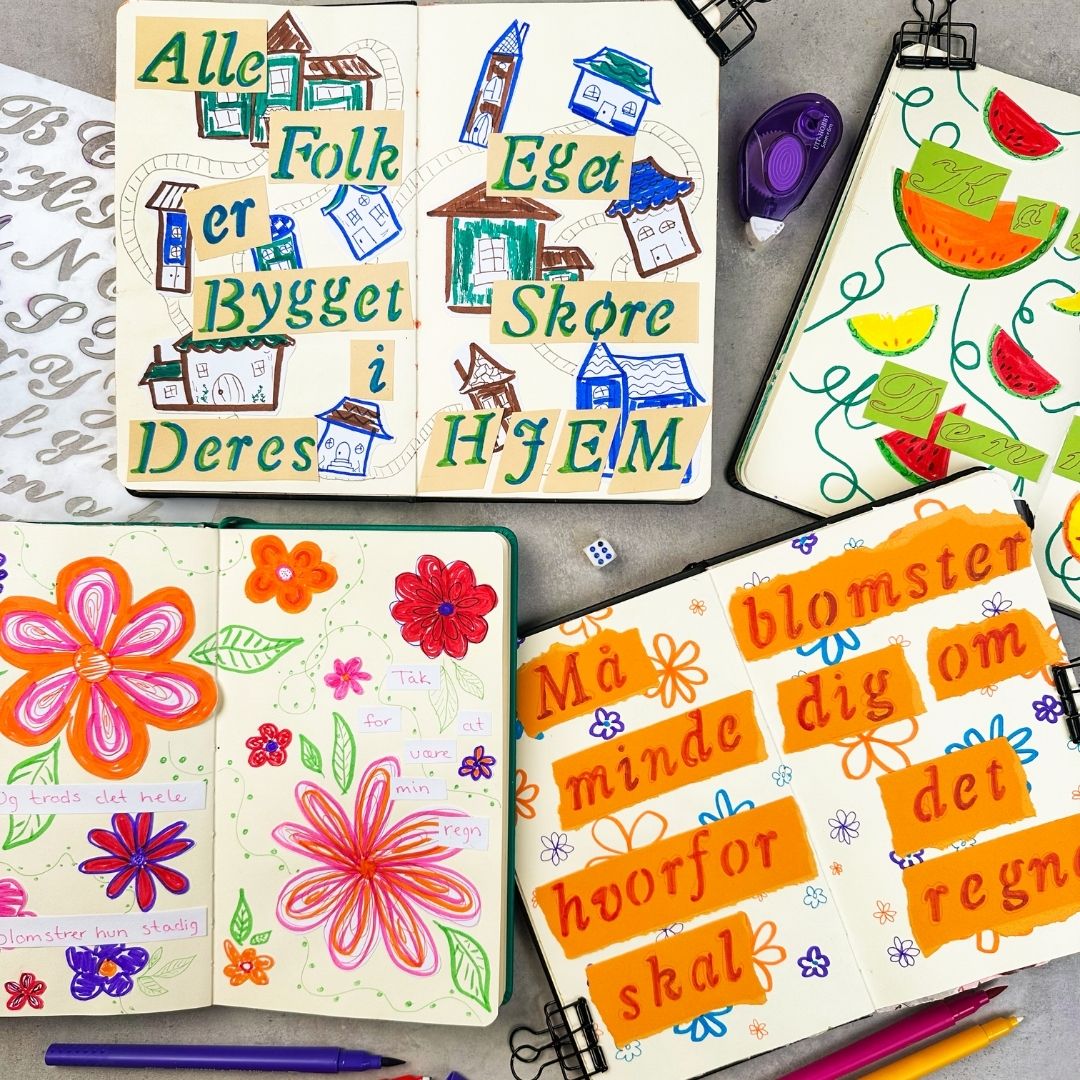 Art journal - kreative planer boksen