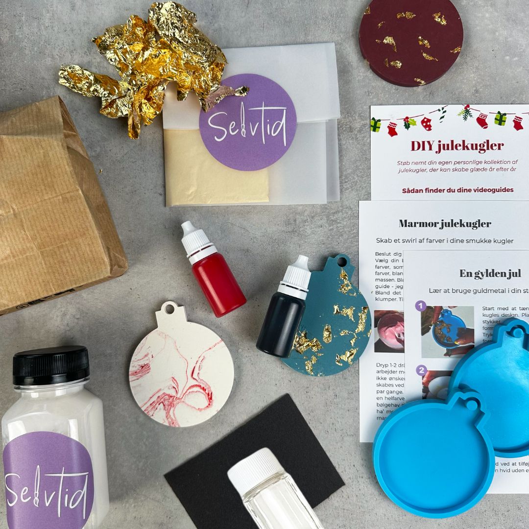 DIY julekugle kit - støbe