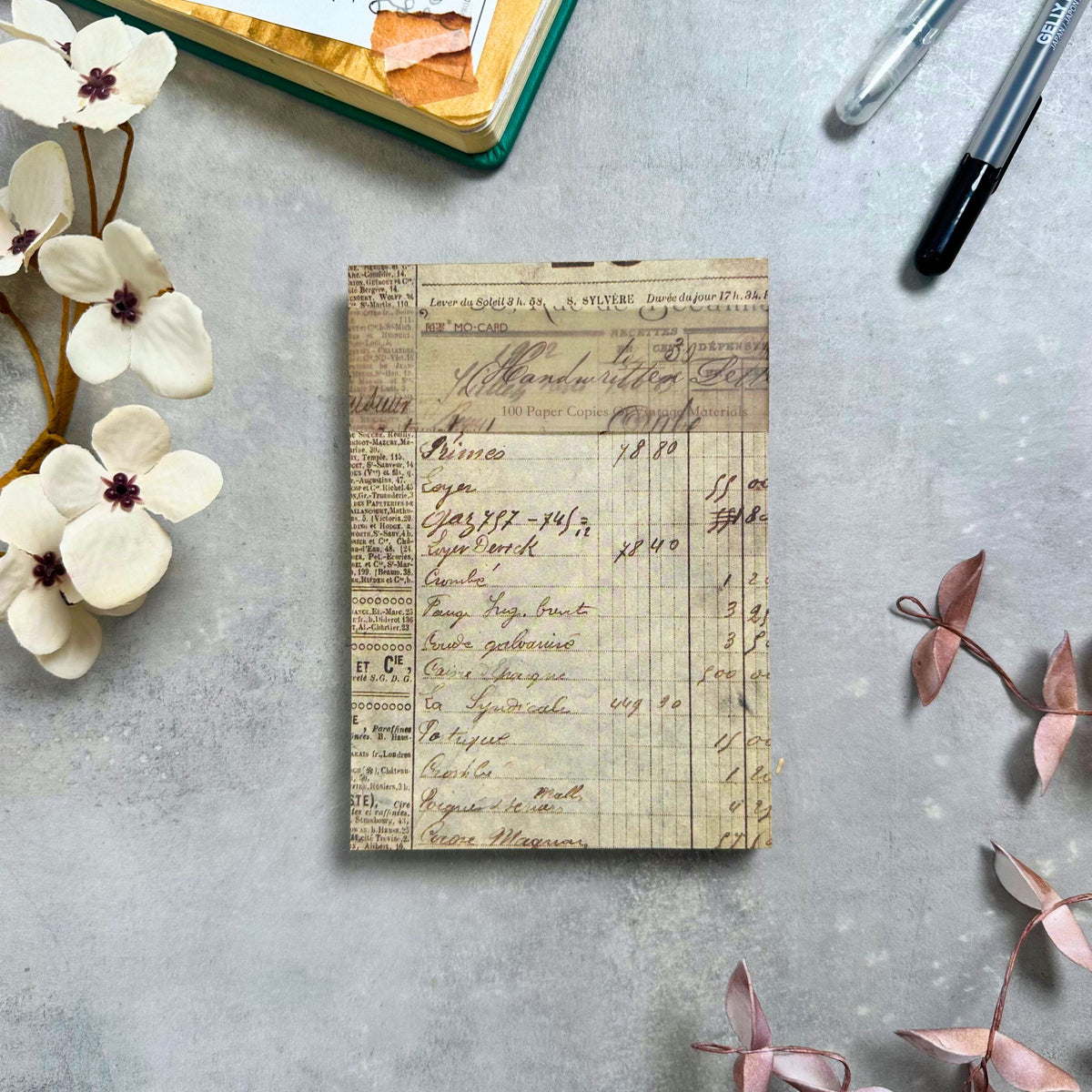 Designpapir - vintage post