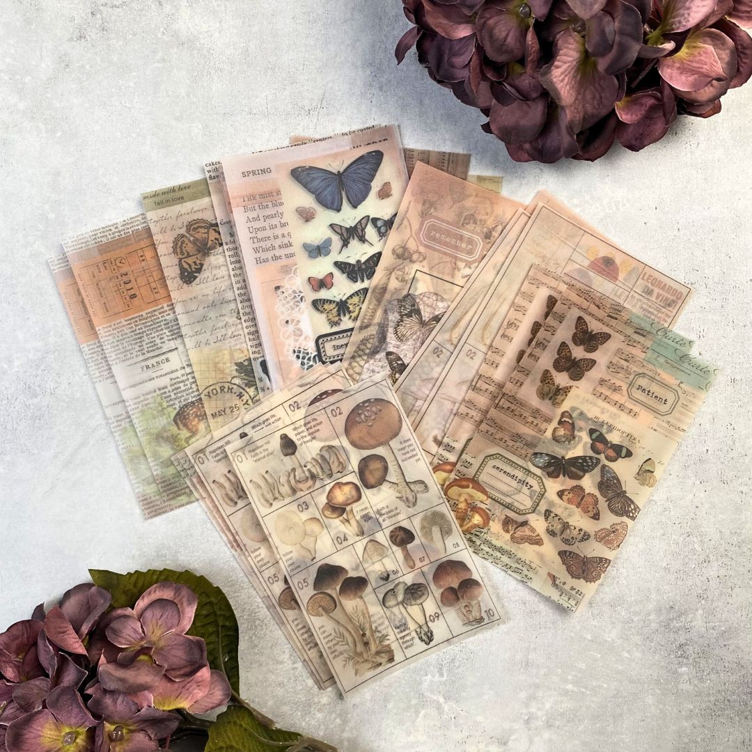 Designpapir - naturlige noter