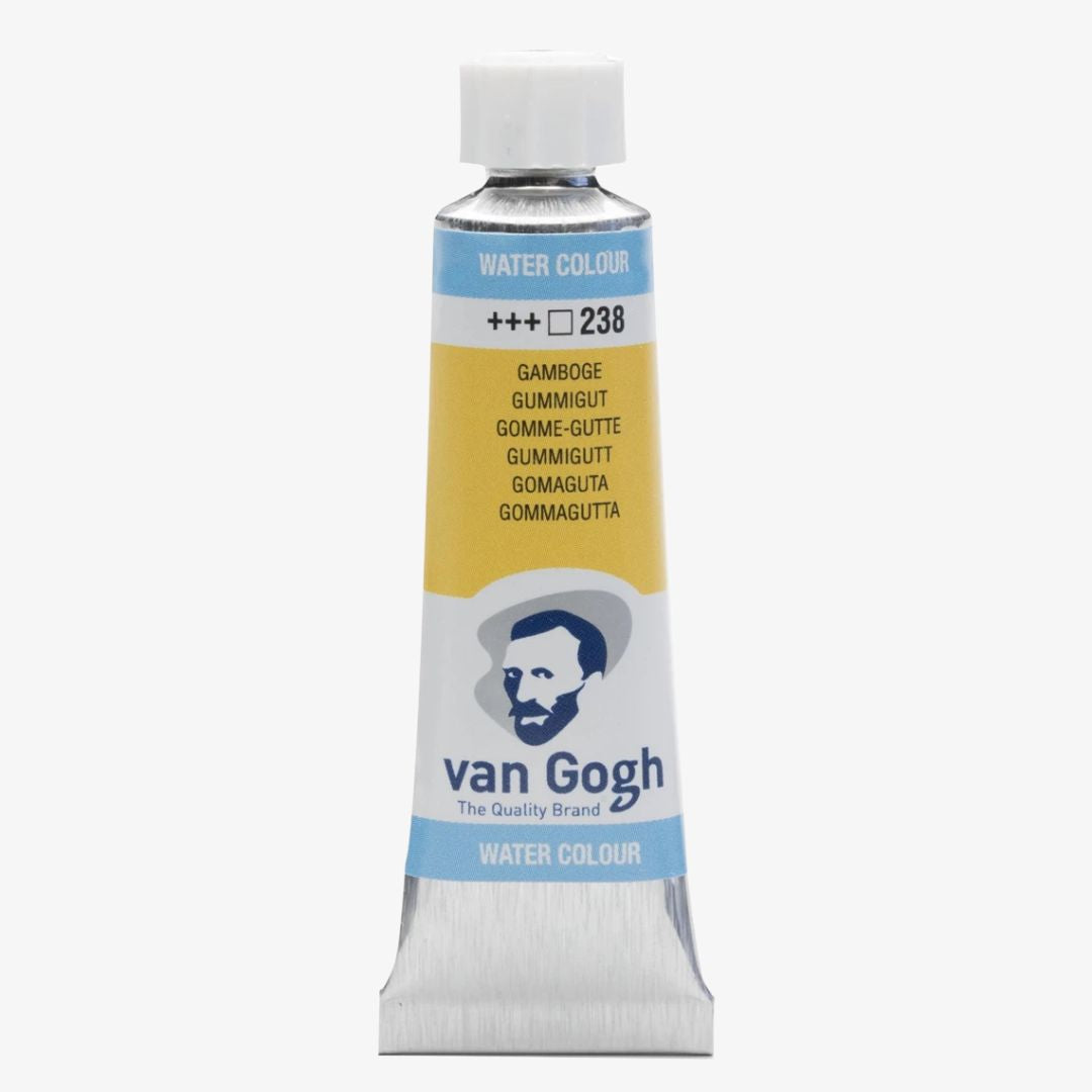 Gamboge akvareltube, Van Gogh akvarelmaling