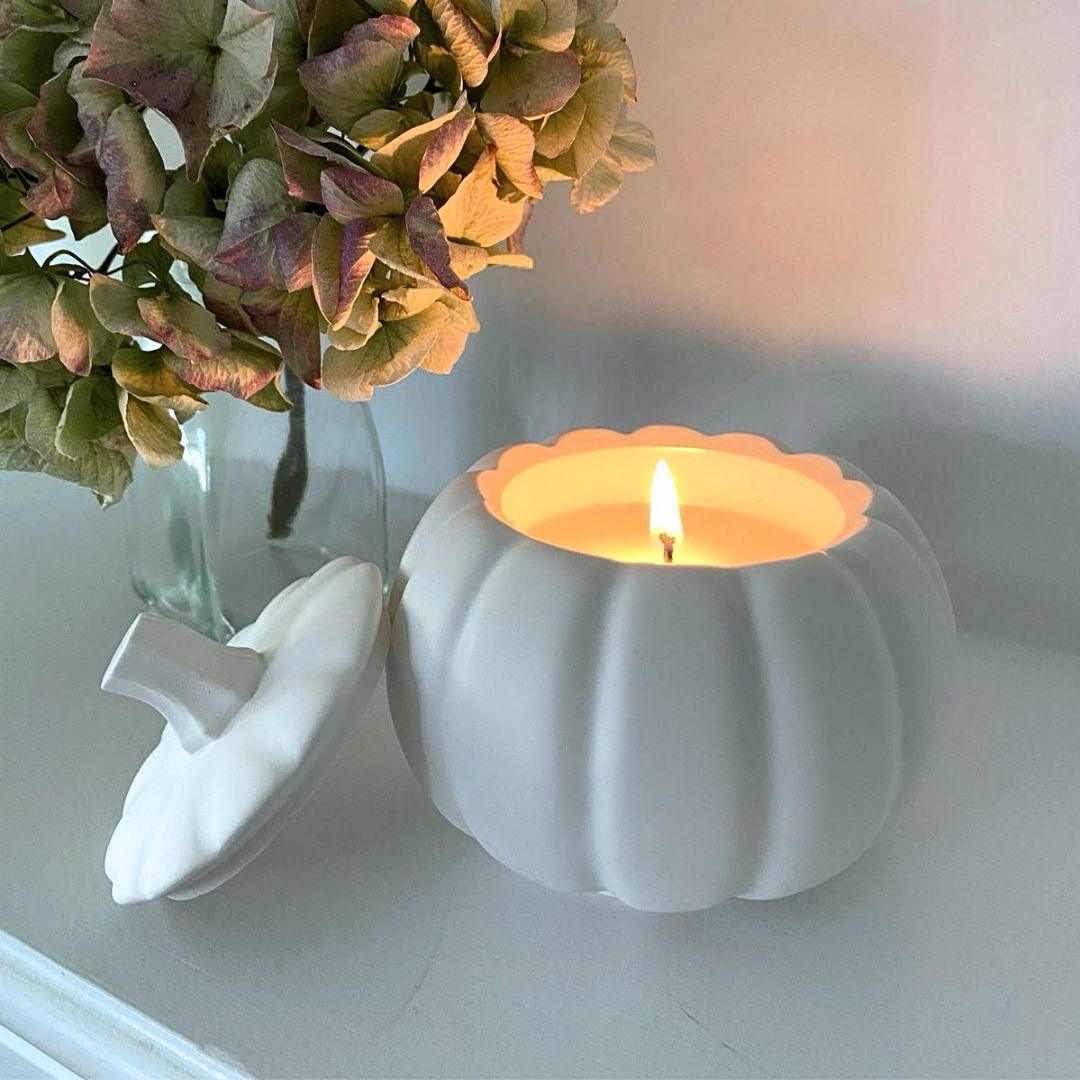 Græskar med låg - Støbeform