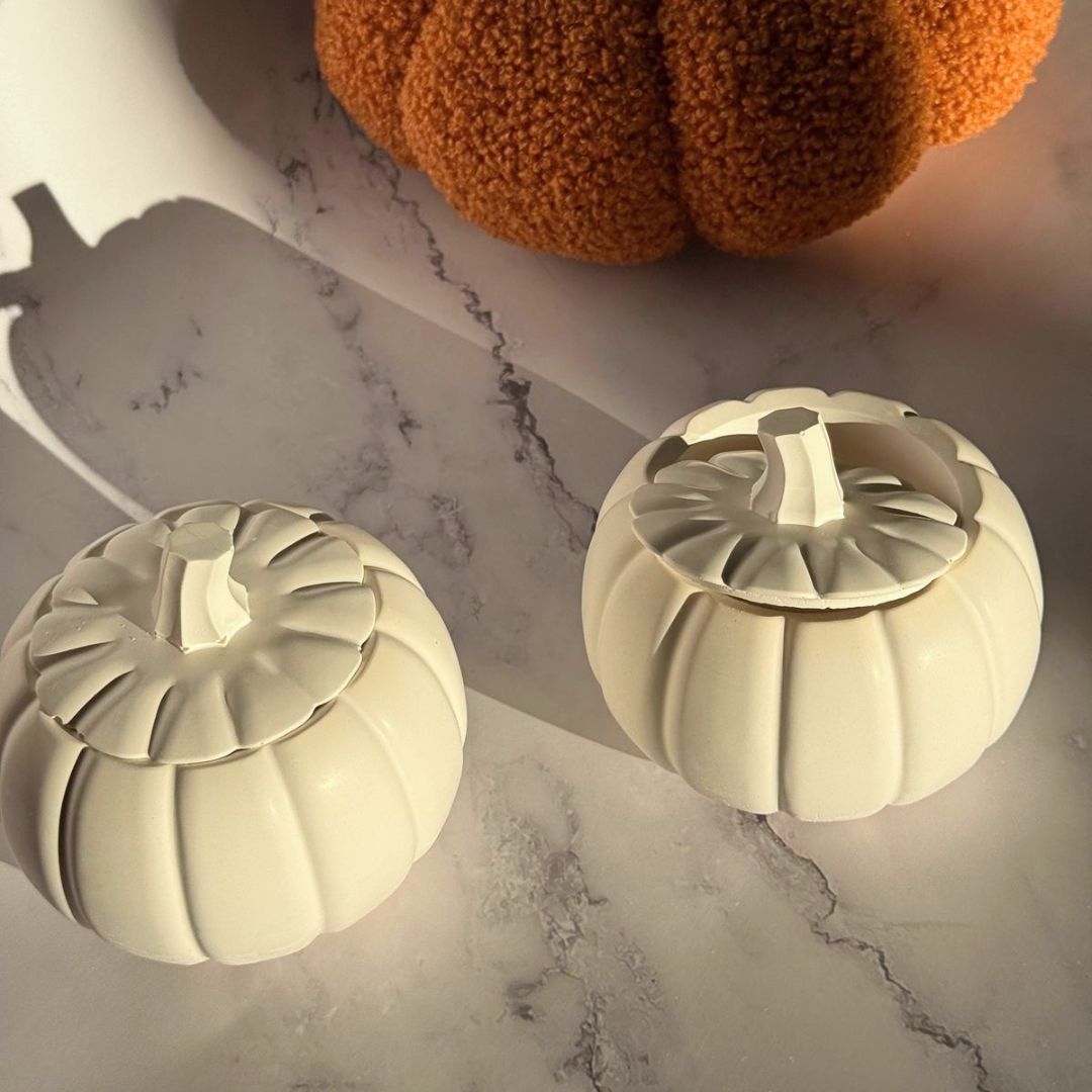 Græskar med låg - Støbeform