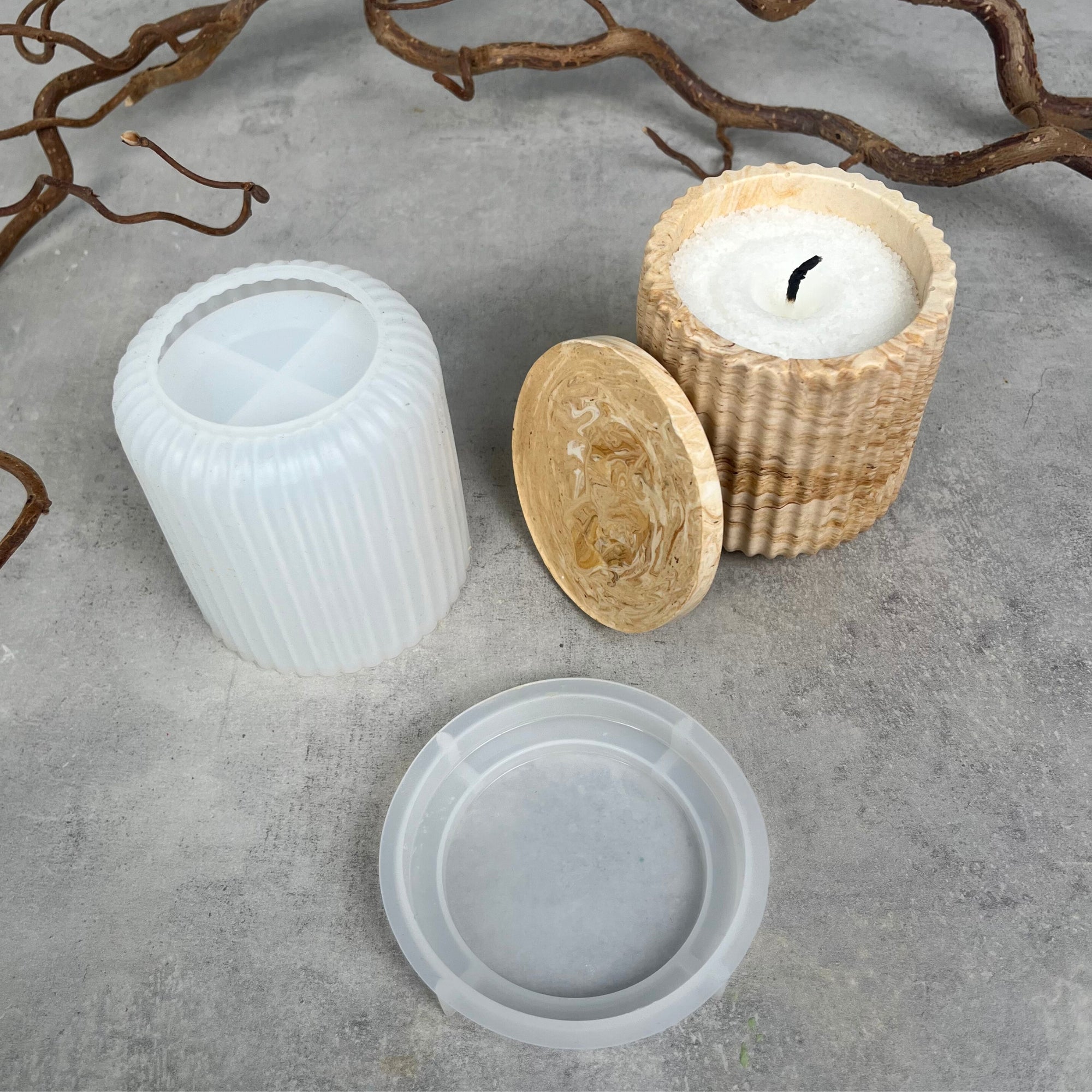 Høj boks m. låg - Støbeform