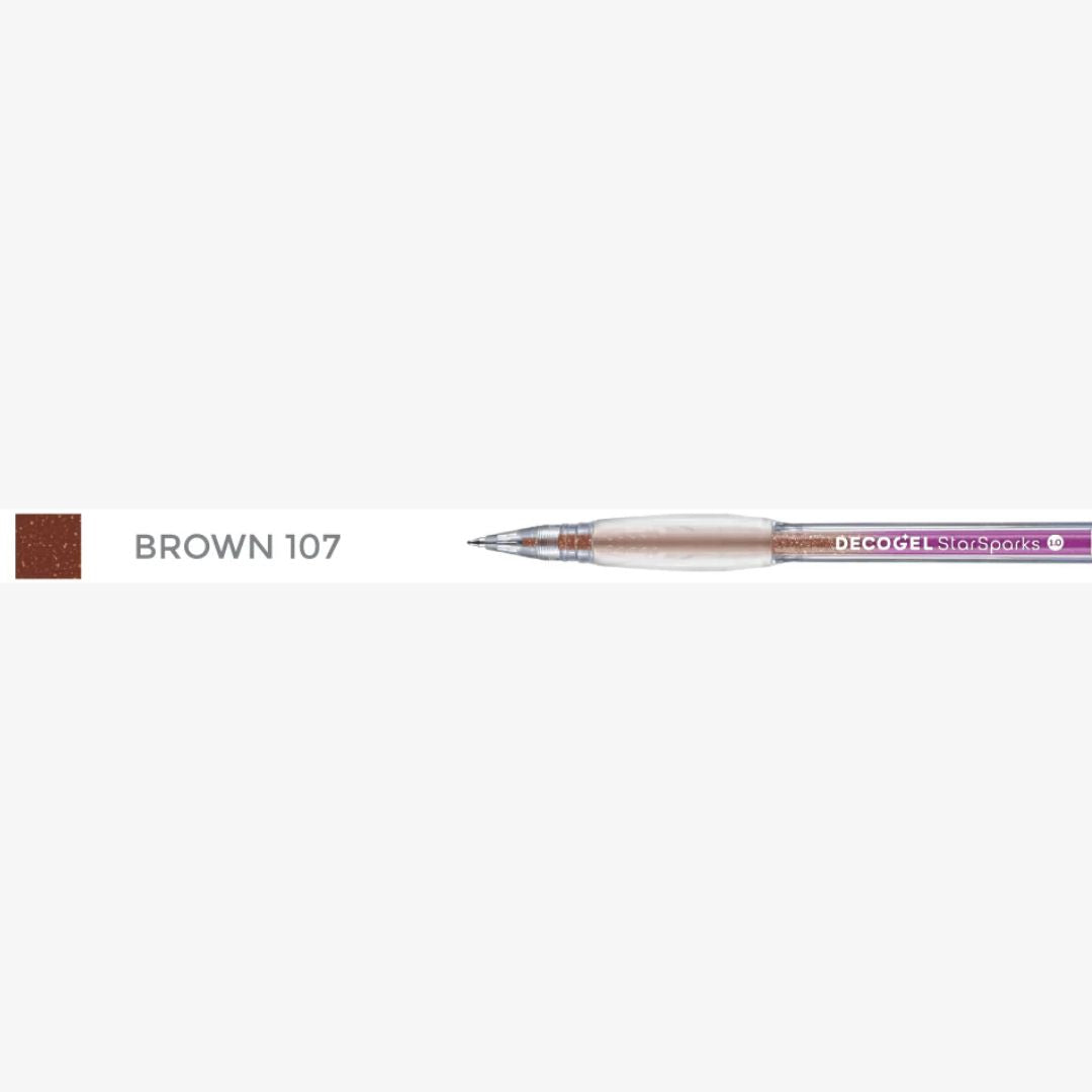 Karin Decogel 1.0 gelpen Star Sparks Brown (107)