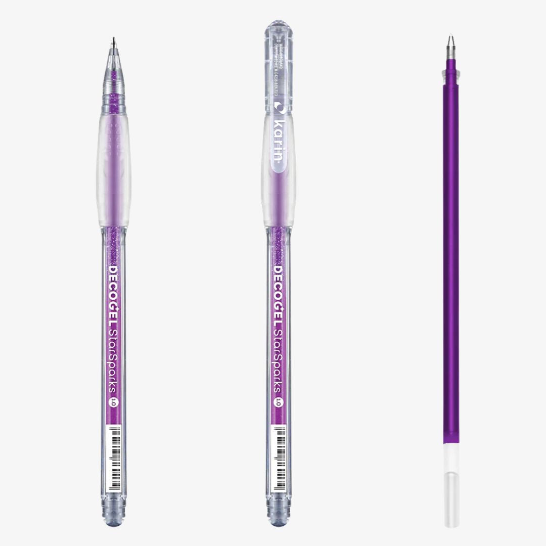 Karin Decogel 1.0 gelpen Star Sparks P. Violet (112)
