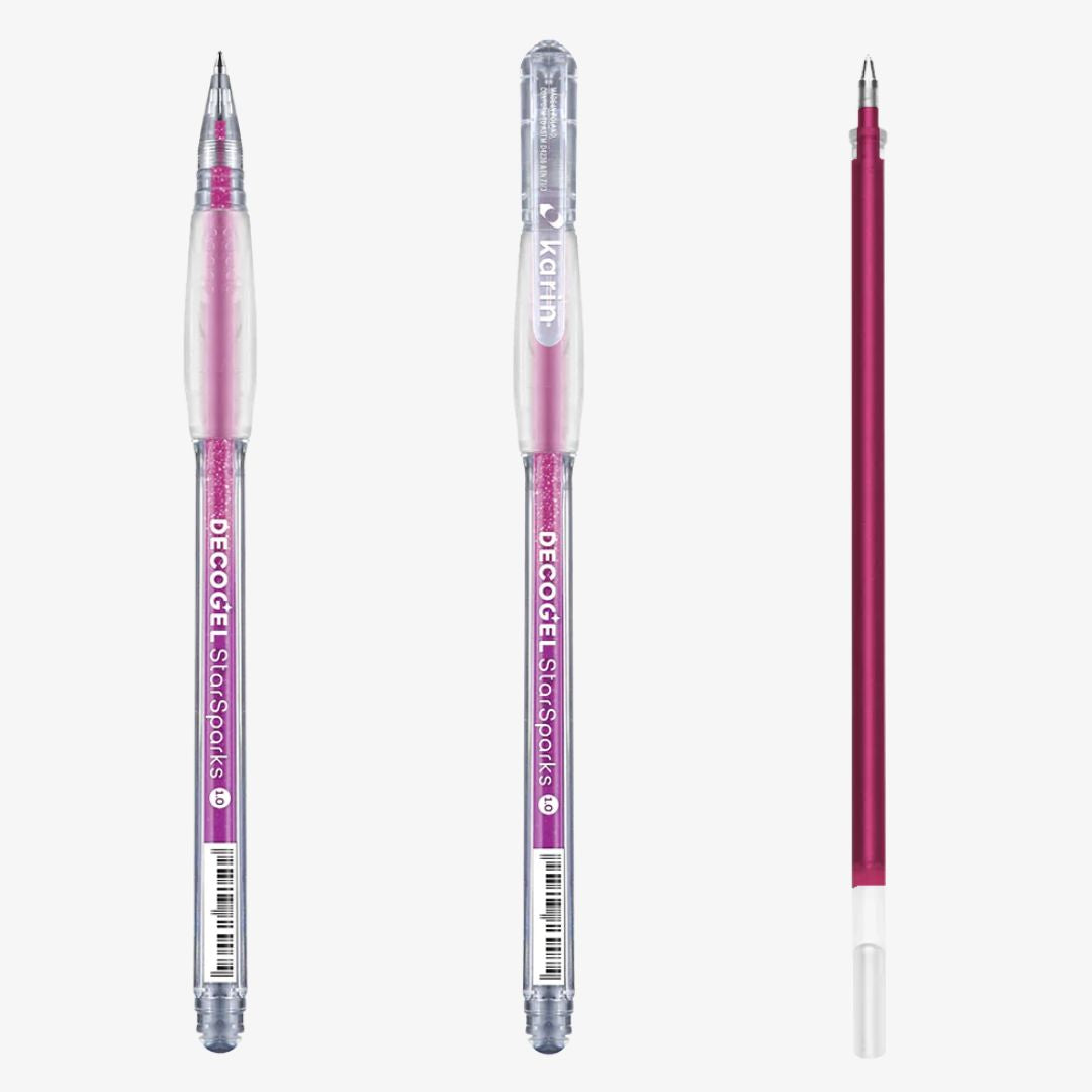 Karin Decogel 1.0 gelpen Star Sparks Pink (111)