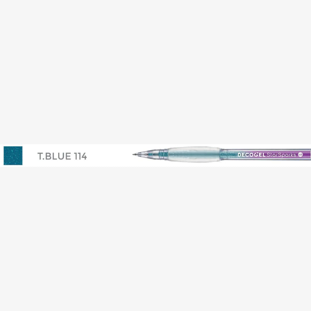 Karin Decogel 1.0 gelpen Star Sparks T. Blue (114)