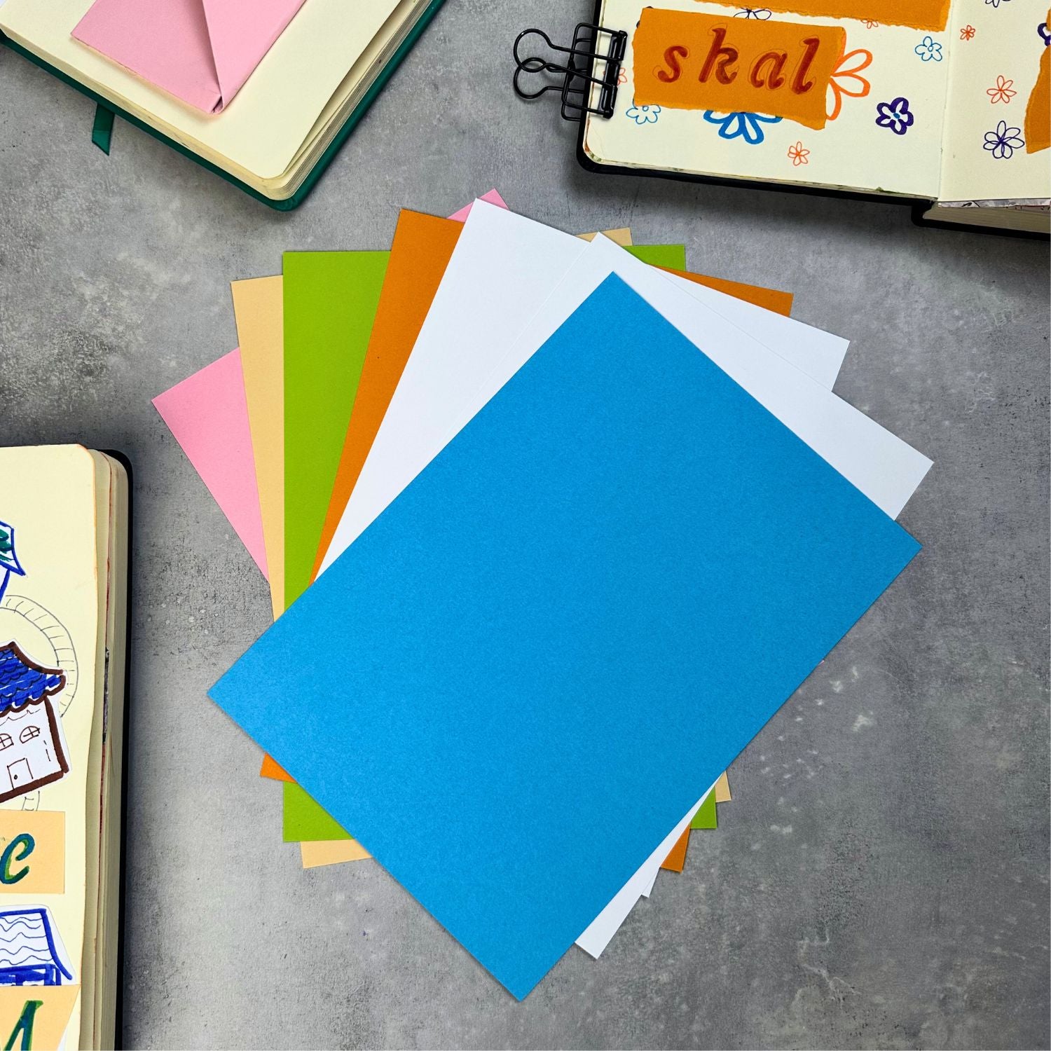 Karton fra bullet journal boks (7 ark)