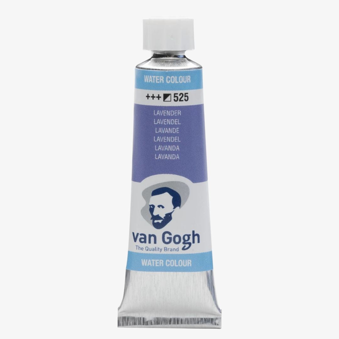 Lavendel akvareltube, Van Gogh akvarelmaling